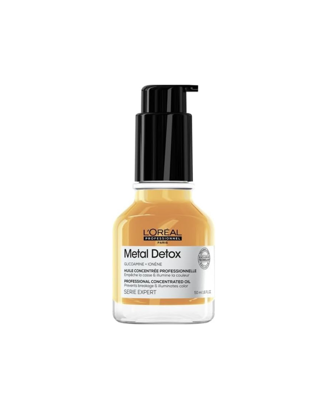 L'Oreal Metal Detox hair care product on a white background