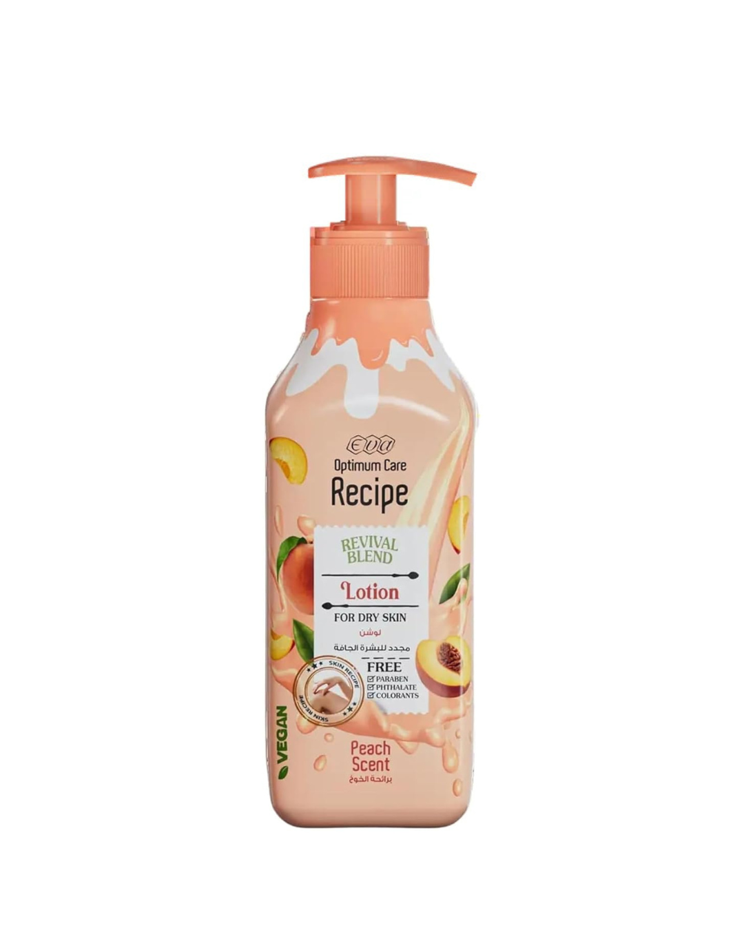 Eva Revival Blend Lotion For Dry Skin -Peach Scent 370 ml