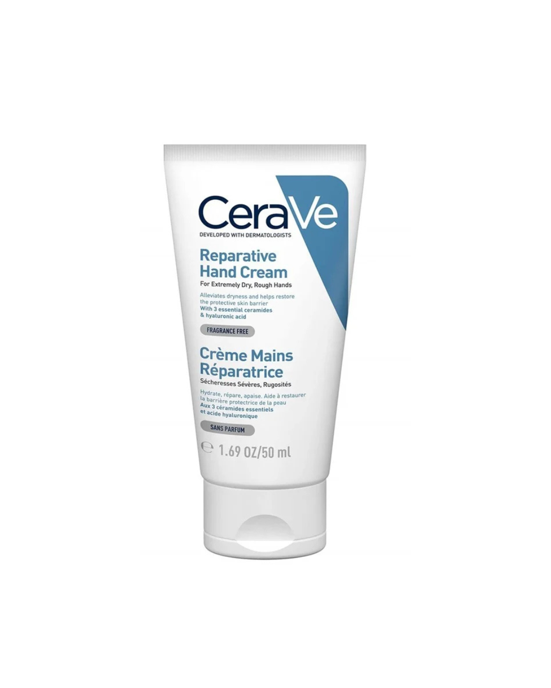 CeraVe Reparative Hand Cream on a white background