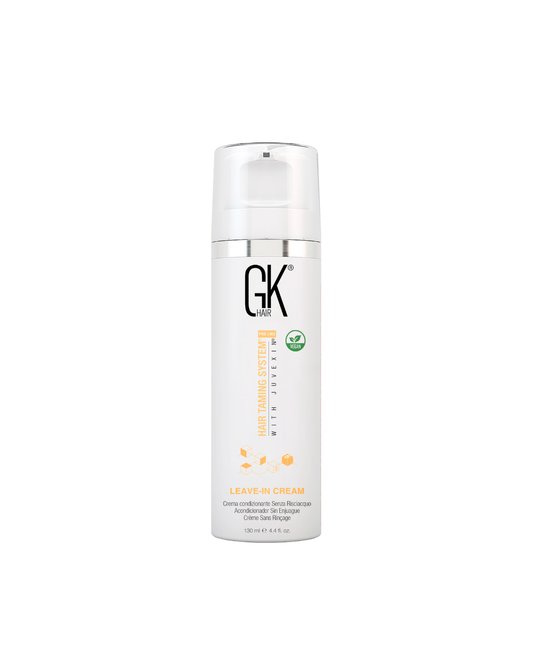 Skincare bottle labeled 'GK' on a white background