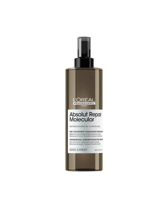L'Oreal Absolut Repair Molecular hair treatment bottle on a white background
