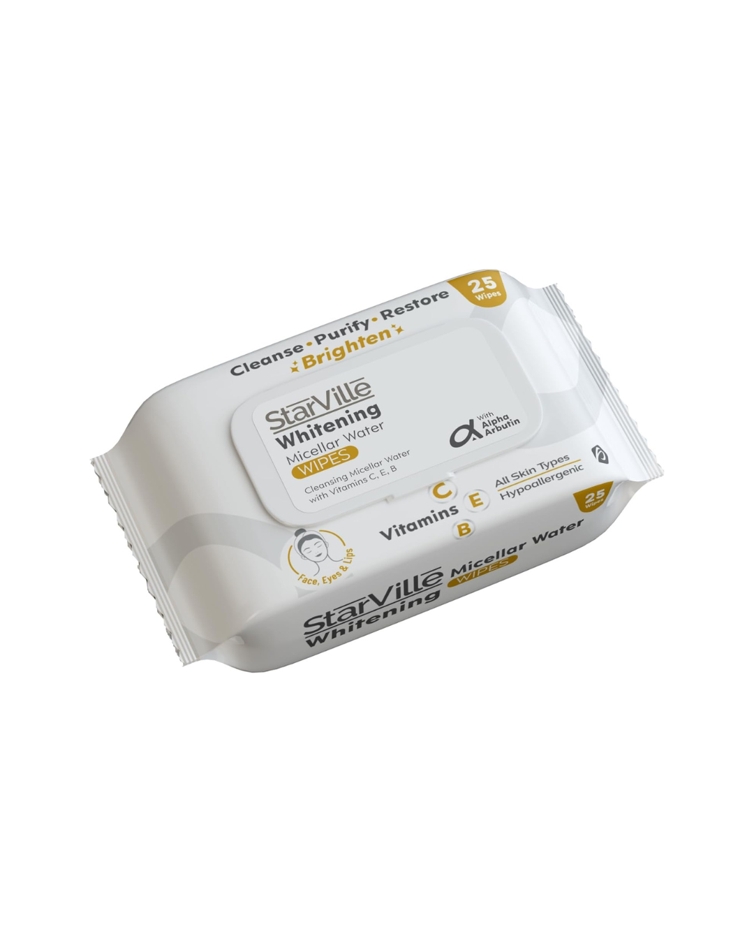 StarVille Whitening Micellar Water packaging on a white background
