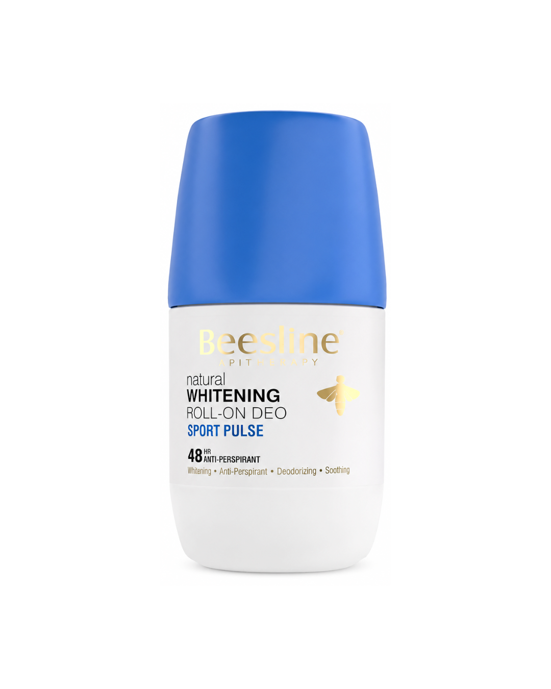 Beeline natural whitening roll-on deodorant on a white background