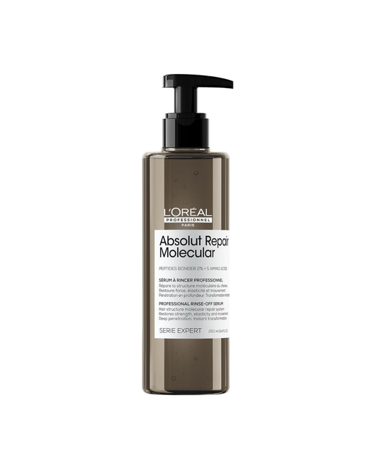 L'Oreal Absolut Repair Molecular hair care product bottle on a white background