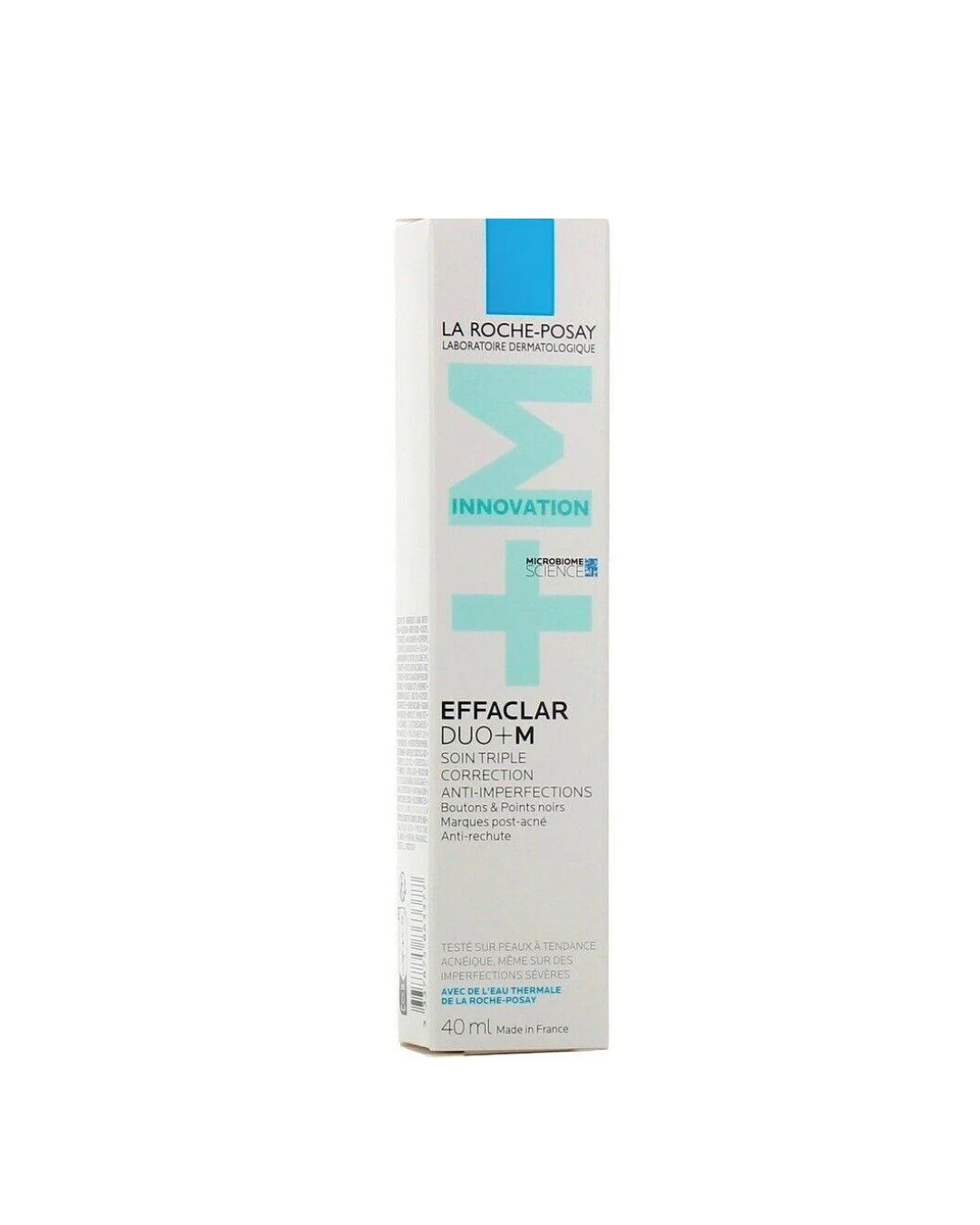 La Roche-Posay Effaclar DUO+M packaging on a white background