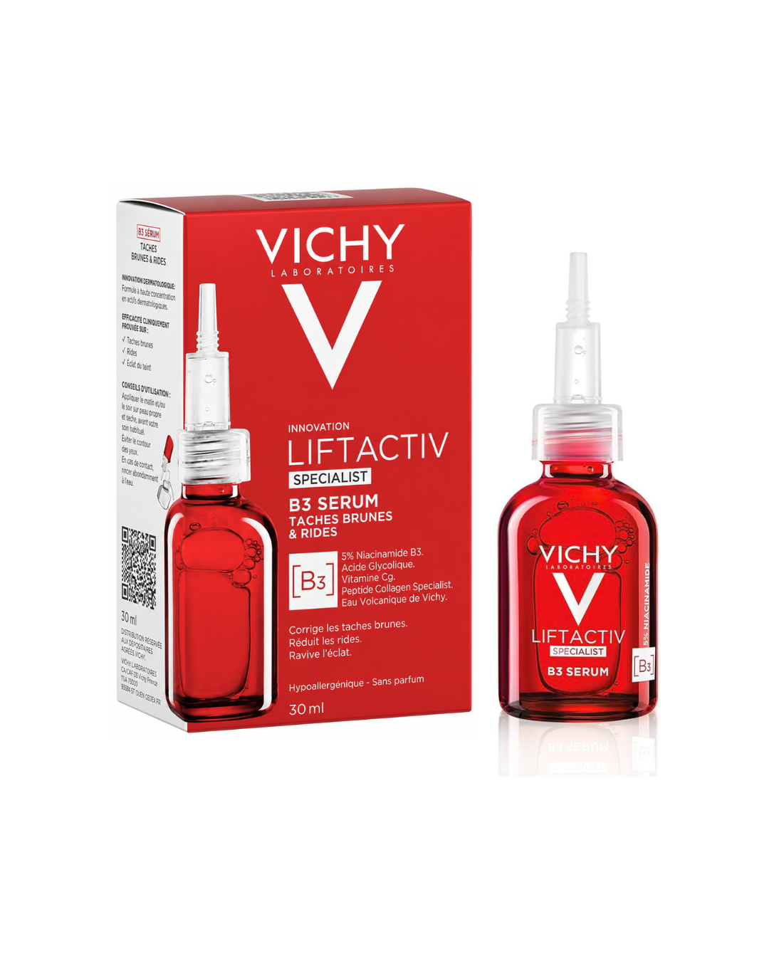Vichy Liftactiv B3 Serum packaging on a white background