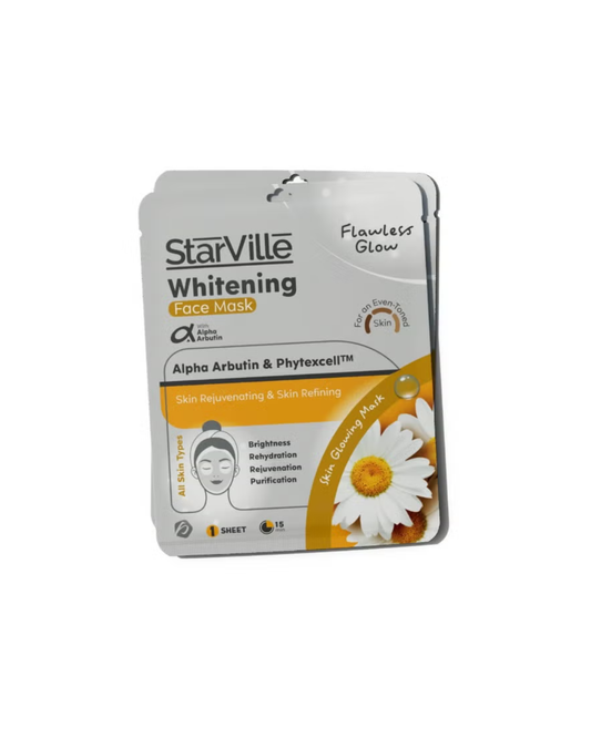 StarVille Whitening Face Mask packaging on a white background