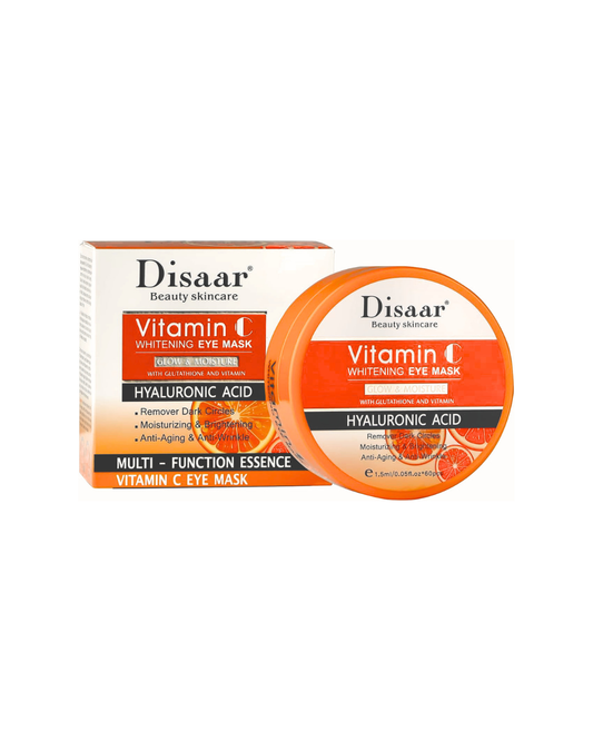 Disaar Vitamin C Whitening Eye Mask packaging on a white background